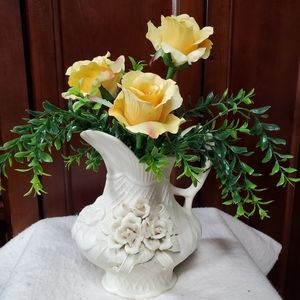 Flowers in Antique Pitcher